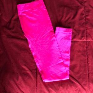 Bright Pink Leggings
